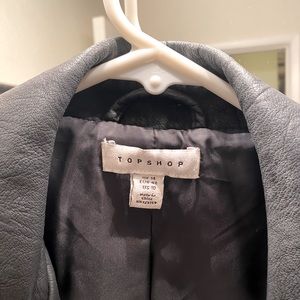 Faux, leather Biker Jacket